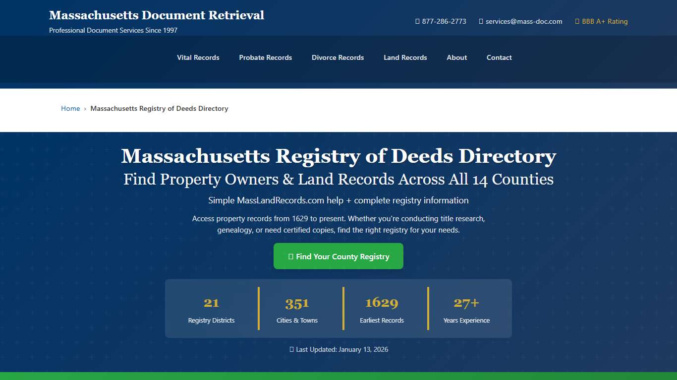 Find MA Property Owners | Registry of Deeds Guide